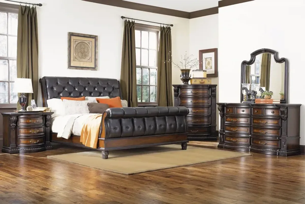 Cabernet 5-Piece Queen Sleigh Bedroom Set