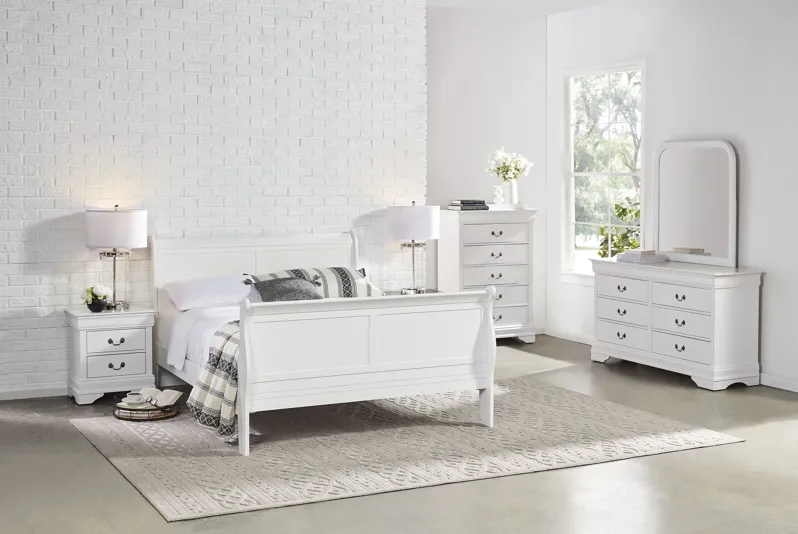 Serena Full Sleigh Bed