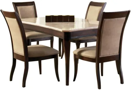 Marseille Dining Table + 4 Side Chairs