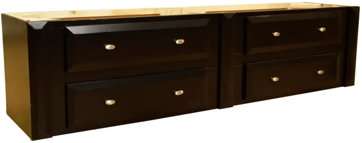 Laguna Black 4-Drawer Trundle