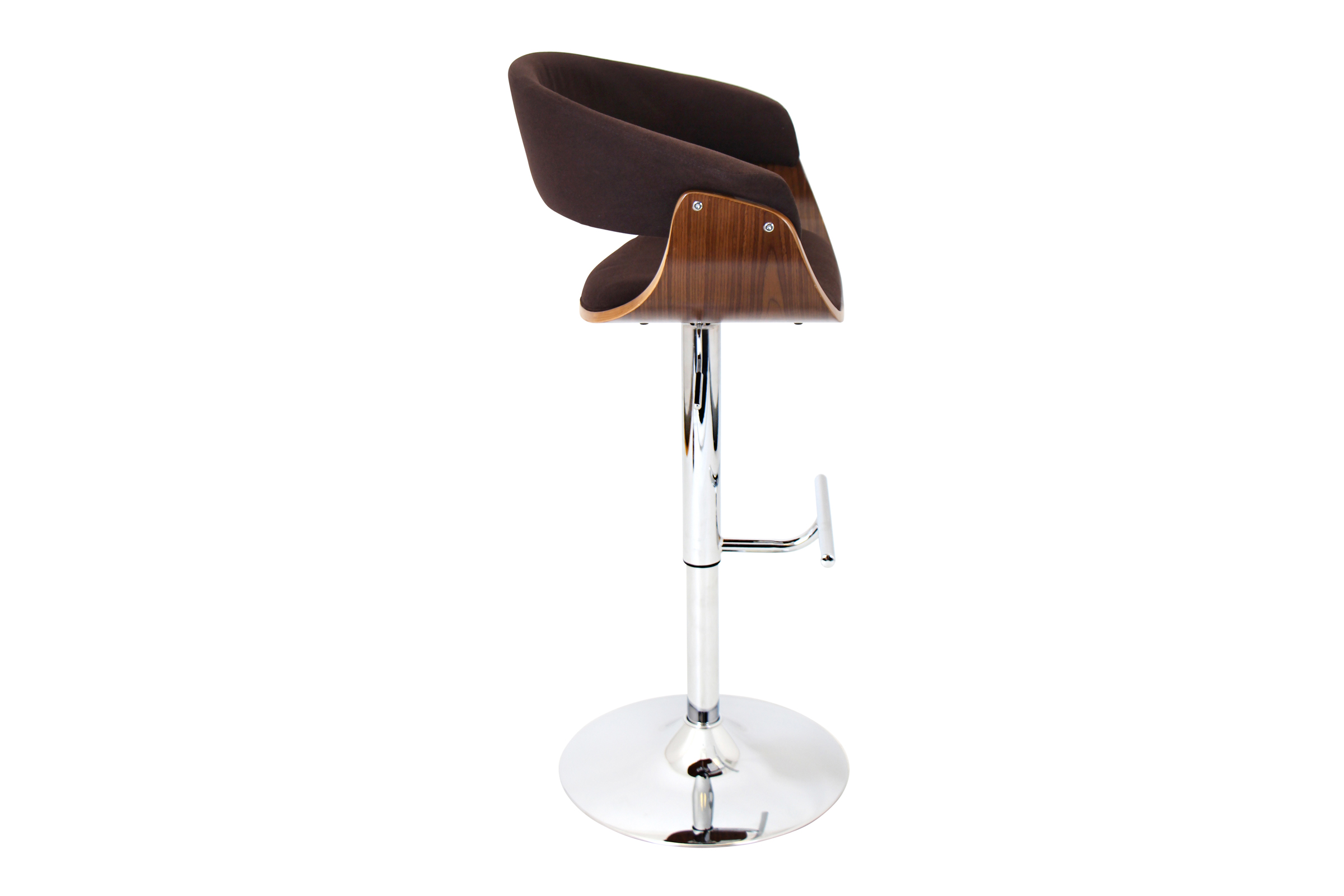 Vintage Mod Espresso Bar Stool by LumiSource