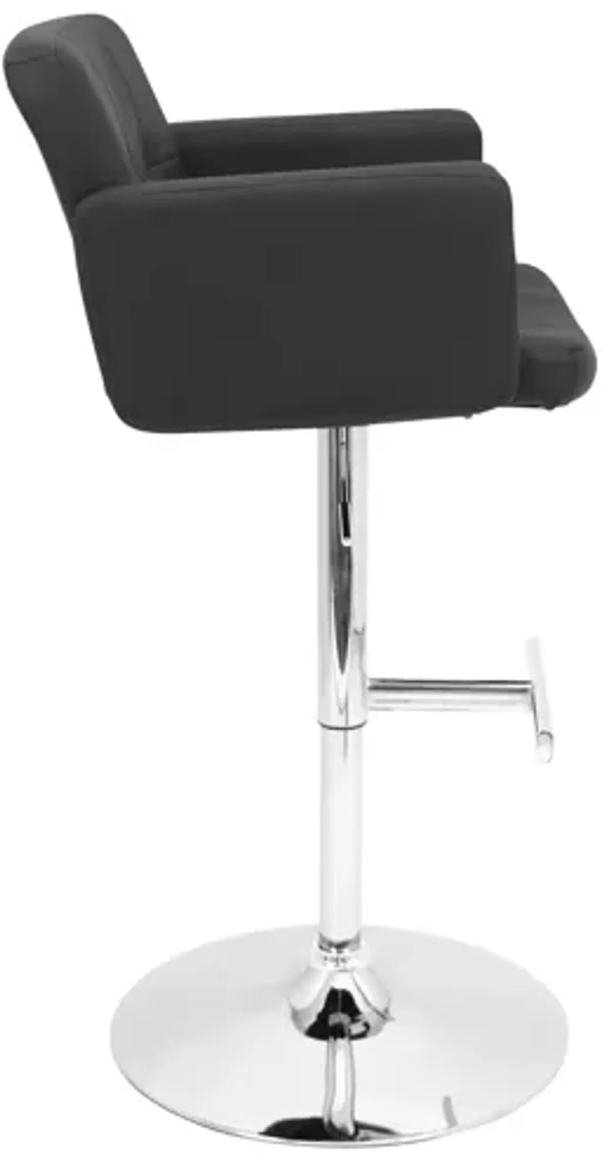 Stout Black Bar Stool by LumiSource