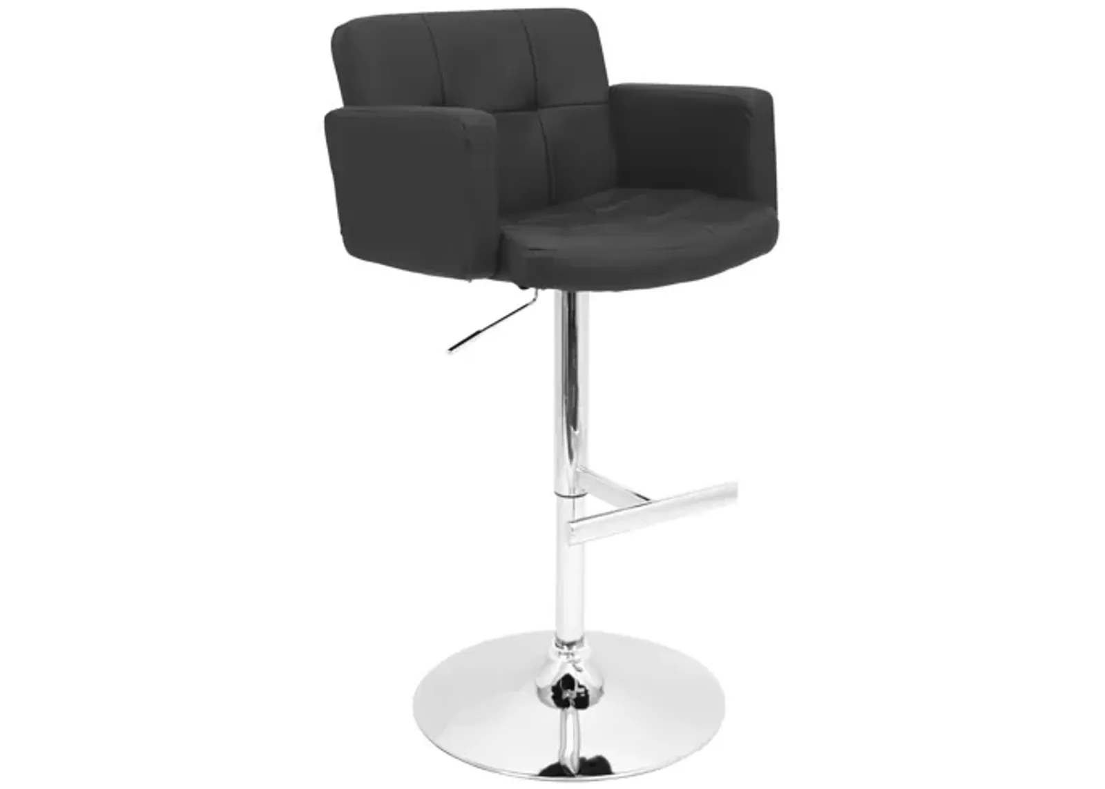 Stout Black Bar Stool by LumiSource