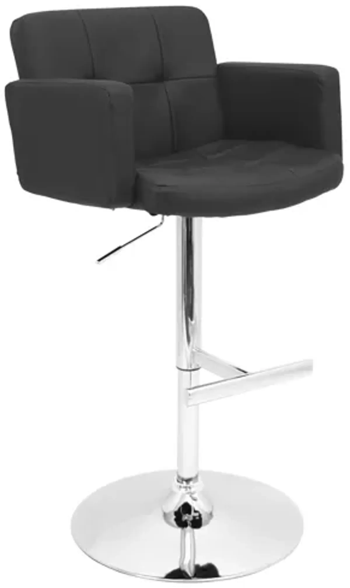 Stout Black Bar Stool by LumiSource