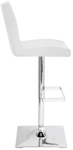 Captain White Bar Stool by LumiSource