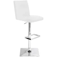 Captain White Bar Stool by LumiSource