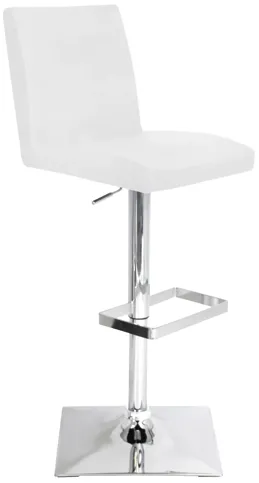 Captain White Bar Stool by LumiSource