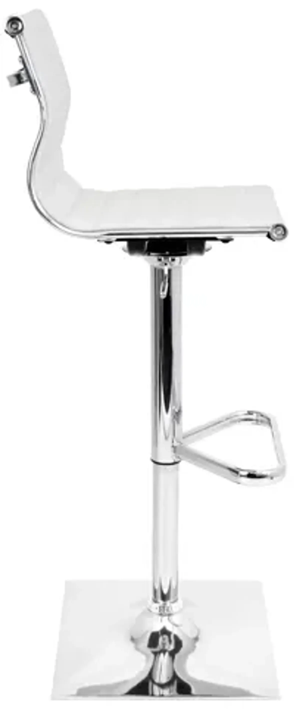 Master White Bar Stool by LumiSource