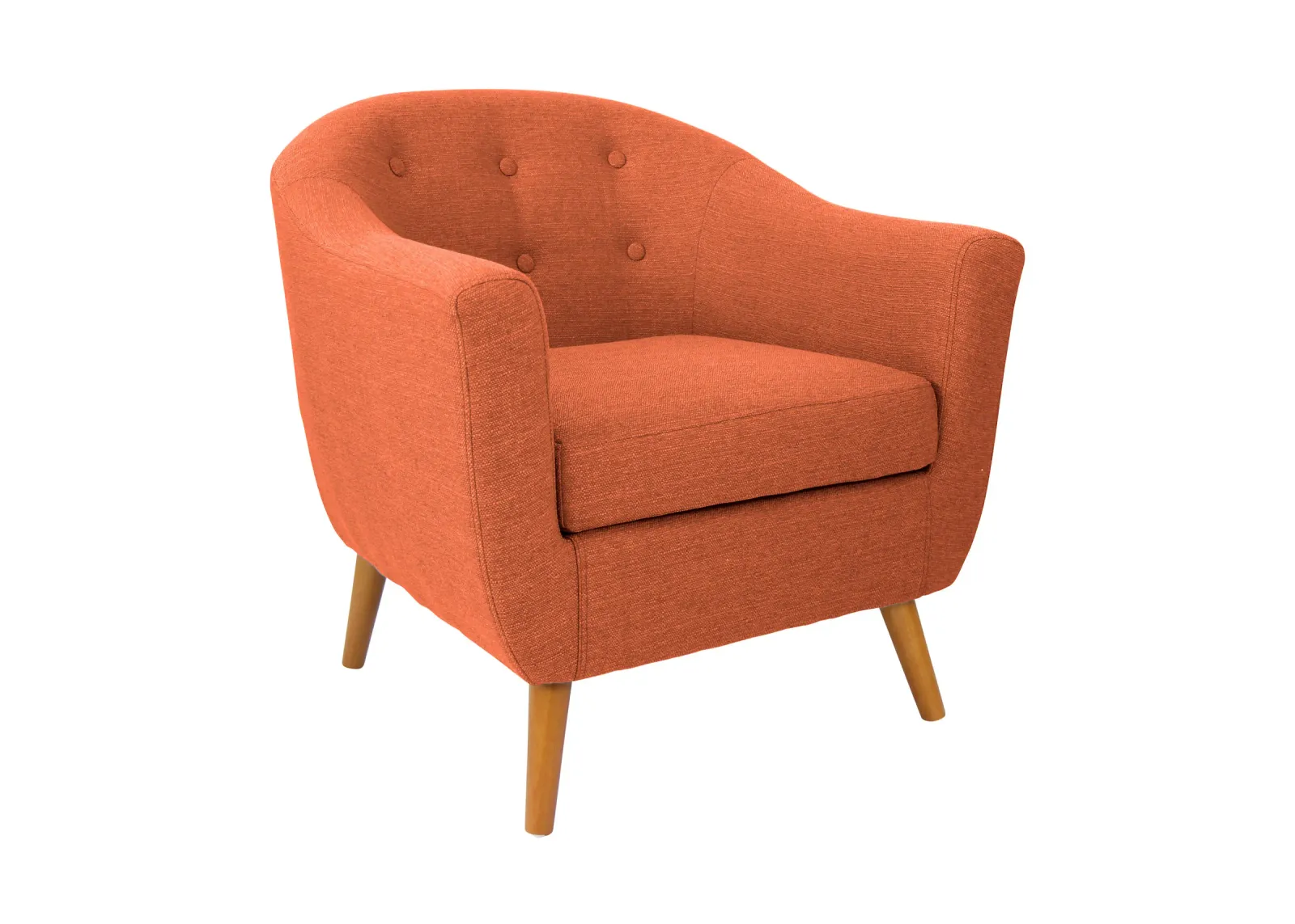 Rockwell Orange Chair by LumiSource