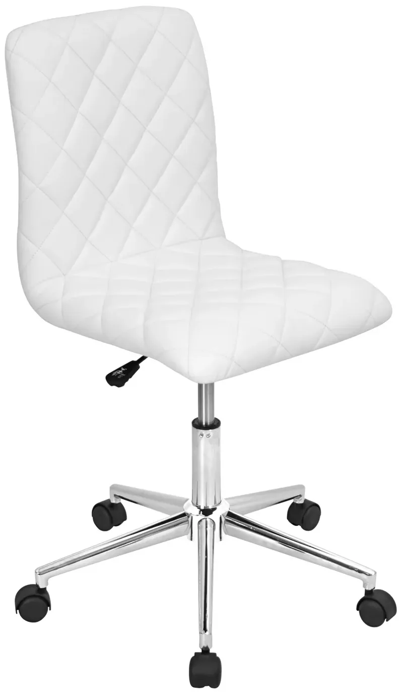 Tessel White Office Chair by LumiSource