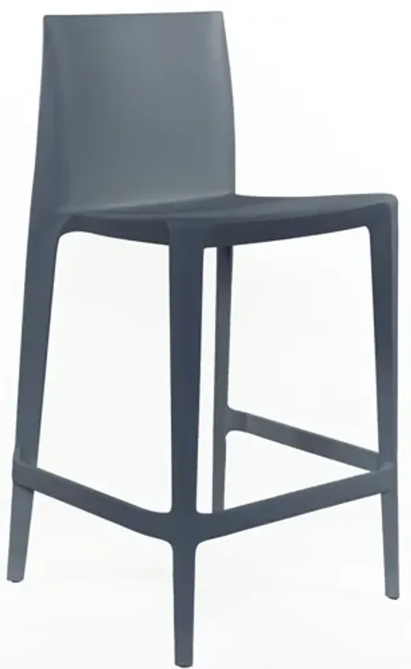 Bellini Stool - Mario Bellini  Claudio Bellini -  Counter Height / Dark Grey / Set of 2