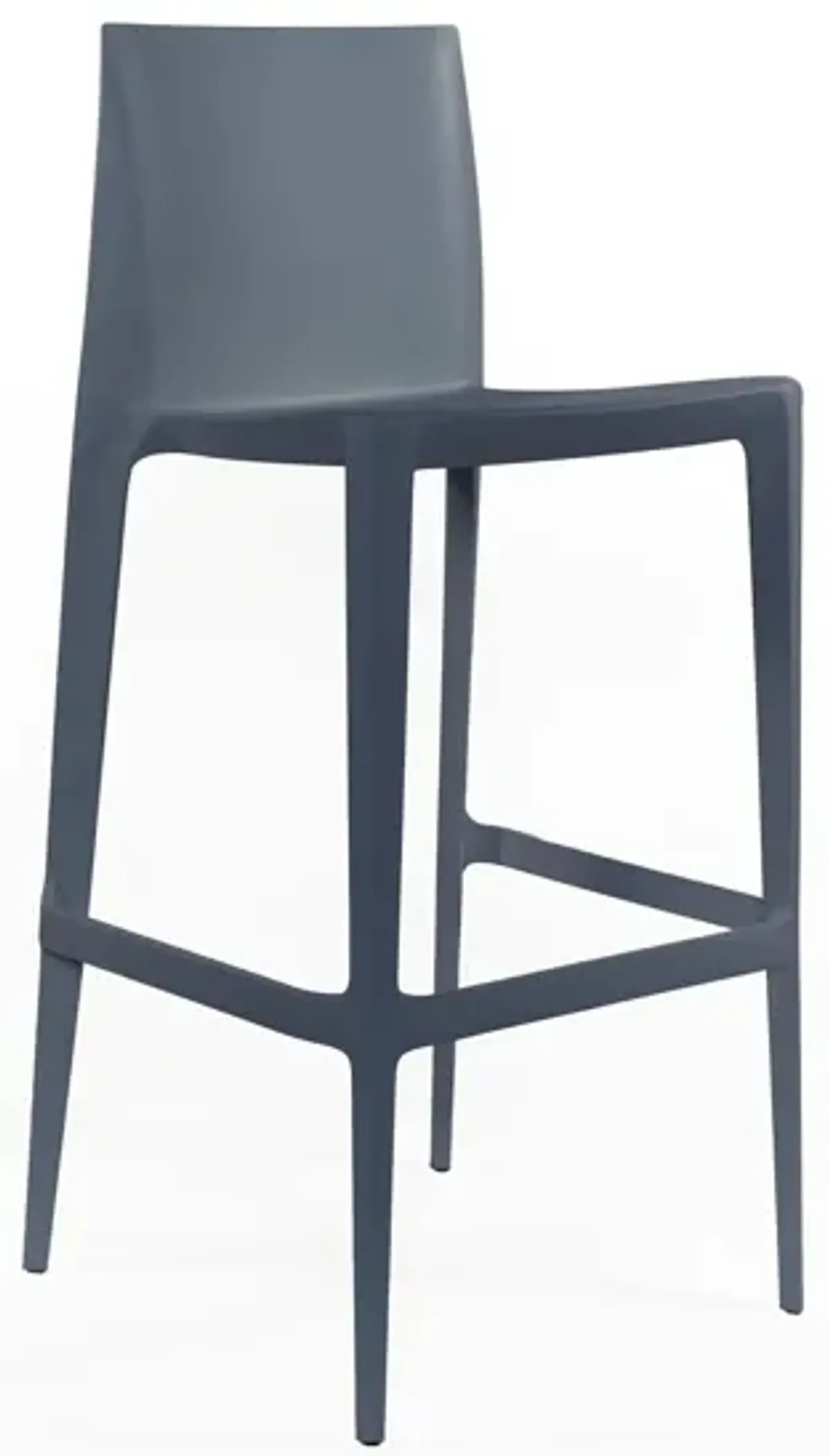 Bellini Stool - Mario Bellini  Claudio Bellini -  Bar Height / Dark Grey / Set of 2