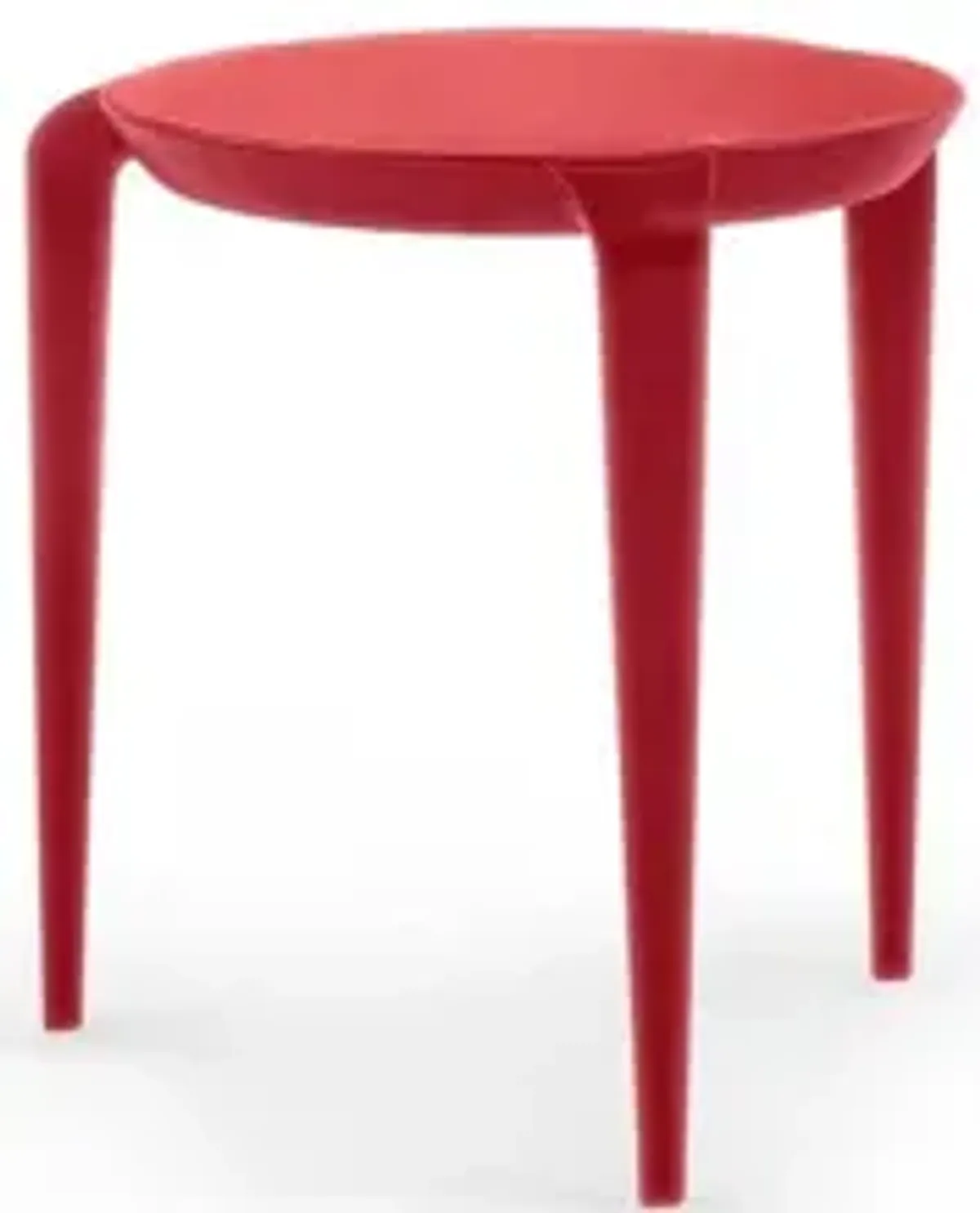 Tavollini Table by Mario Bellini - Stackable, Indoor-Outdoor, USA Made White / Set of 2