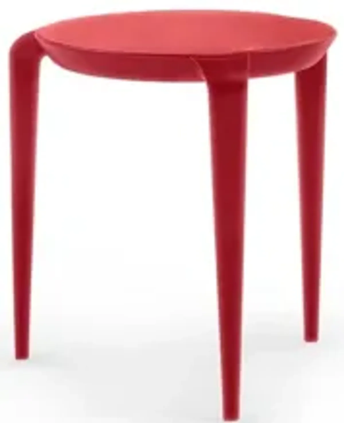 Tavollini Table by Mario Bellini - Stackable, Indoor-Outdoor, USA Made Red / Set of 2