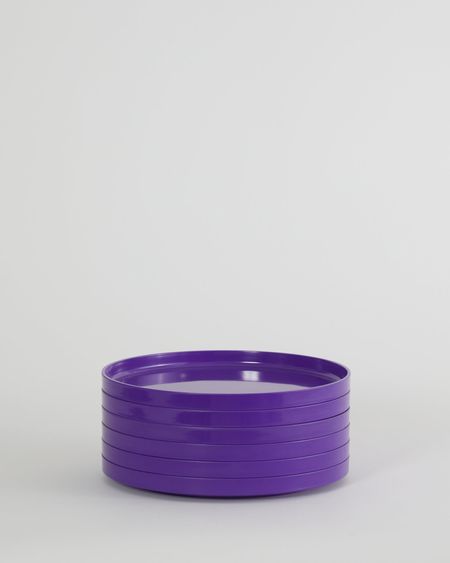 Max Dinnerware - Hellerware - Lella  Massimo Vignelli 9.75" Maxplate - Set of 6 / Purple