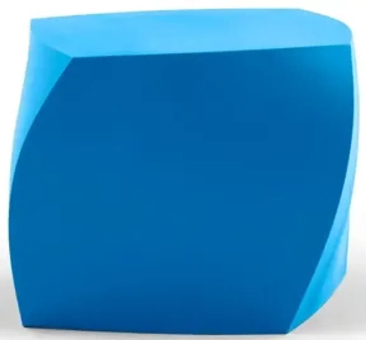 Left Twist Cube by Frank Gehry -  Blue