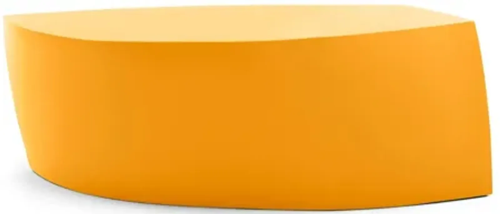 Gehry Bench by Frank Gehry – Modern, Functional Seating / Table Yellow