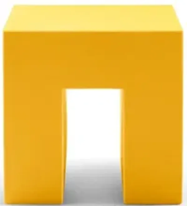 Vignelli Cube by Lella  Massimo Vignelli – Bold, Timeless Icon Yellow