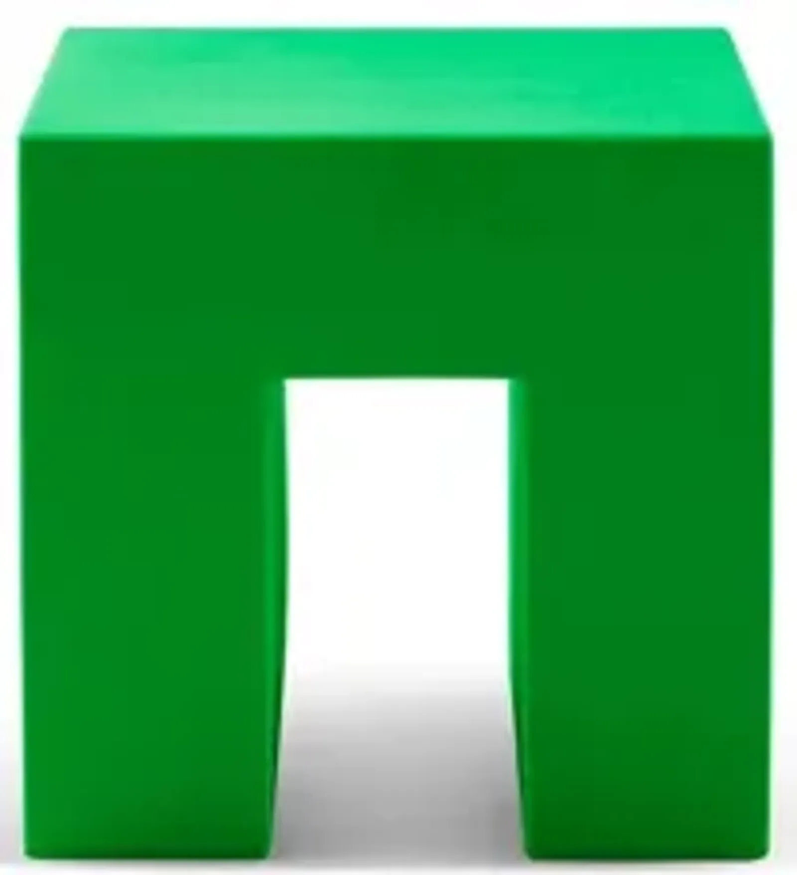 Vignelli Cube by Lella  Massimo Vignelli – Bold, Timeless Icon Green