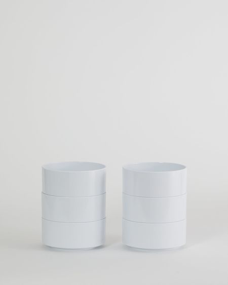 Max Dinnerware - Hellerware - Lella  Massimo Vignelli Maxbowl - Set of 6 / White