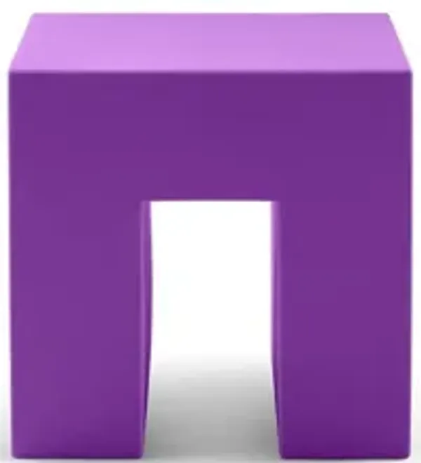 Vignelli Cube by Lella  Massimo Vignelli – Bold, Timeless Icon Purple