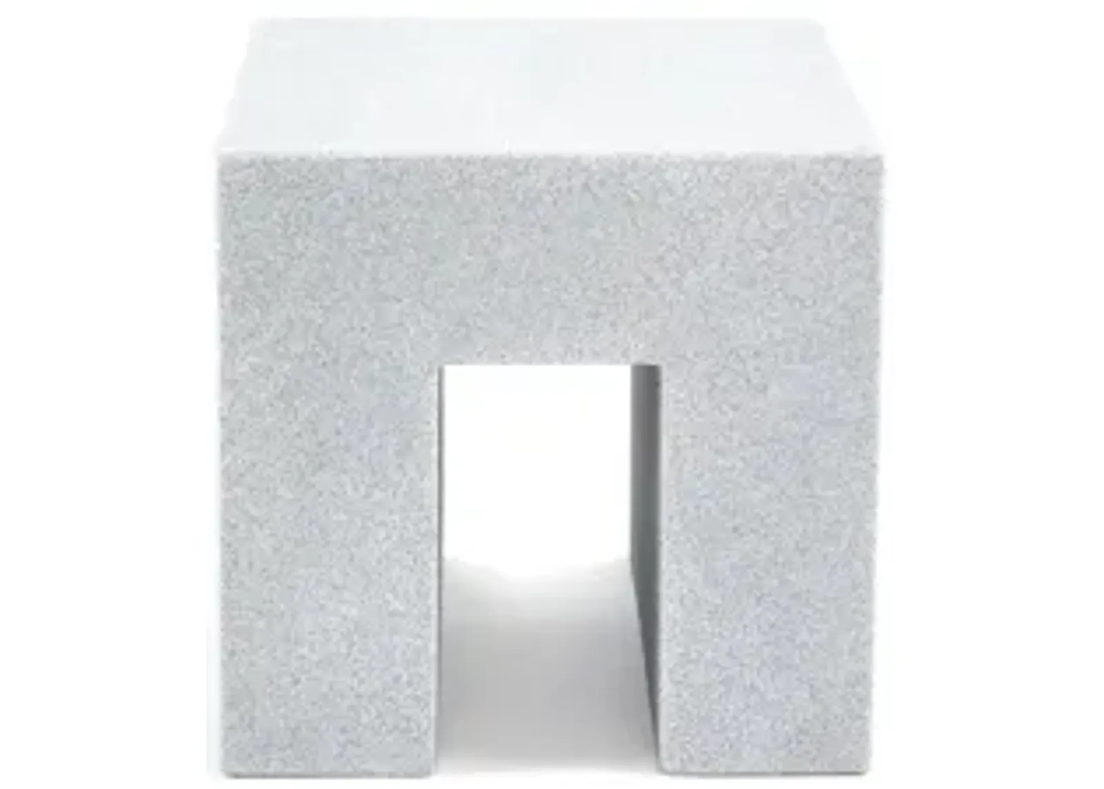 Heller Stoned Vignelli Collection – Grounded, Distinctive Forms Cube / White Granite