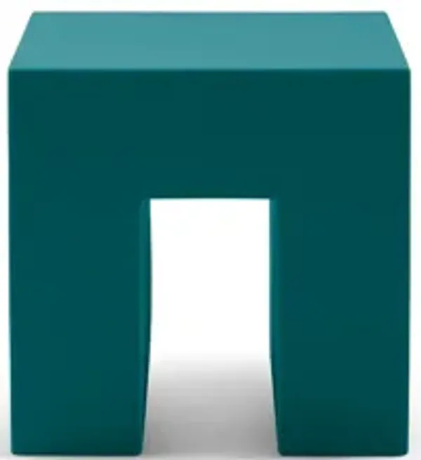 Vignelli Cube by Lella  Massimo Vignelli – Bold, Timeless Icon Turquoise