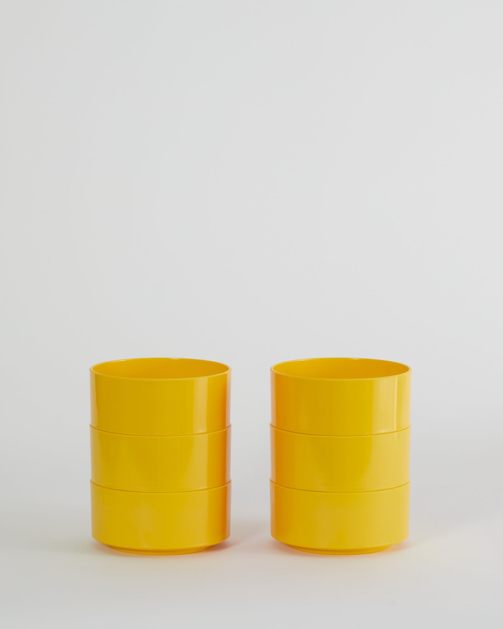 Max Dinnerware - Hellerware - Lella  Massimo Vignelli Maxbowl - Set of 6 / Yellow