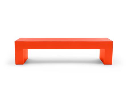 Vignelli Bench - Lella  Massimo Vignelli Large (72") / Orange