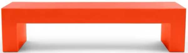 Vignelli Bench by Massimo Vignelli – Modern, Timeless Benches Large - 72" / Orange