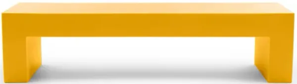 Vignelli Bench by Massimo Vignelli – Modern, Timeless Benches Large - 72" / Yellow