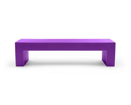 Vignelli Bench - Lella  Massimo Vignelli Large (72") / Purple