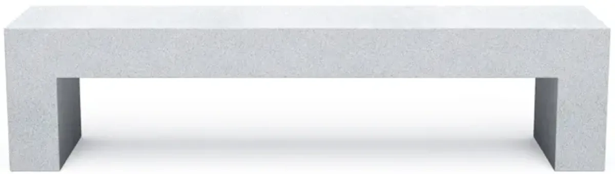 Vignelli - Heller Stoned Bench Large (72") / White Granite