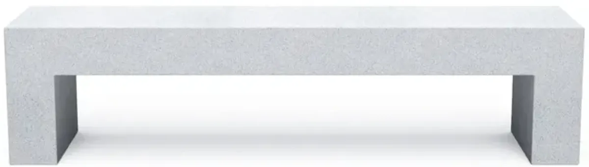 Vignelli - Heller Stoned Bench Large (72") / White Granite