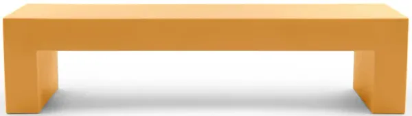 Vignelli Bench by Massimo Vignelli – Modern, Timeless Benches Large - 72" / Ochre