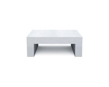 Vignelli - Heller Stoned Coffee Table / White Granite