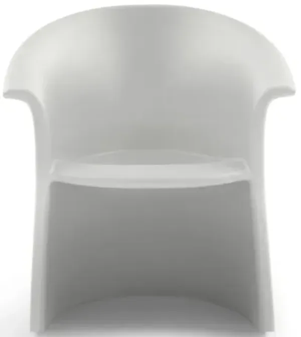 Vignelli Rocker by the Vignellis – Sculptural, Soothing Motion Light Grey