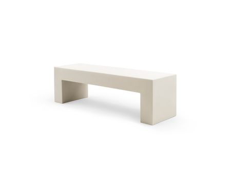 Vignelli Bench - Lella  Massimo Vignelli Medium (60") / White