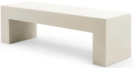 Vignelli Bench - Lella  Massimo Vignelli Medium (60") / White