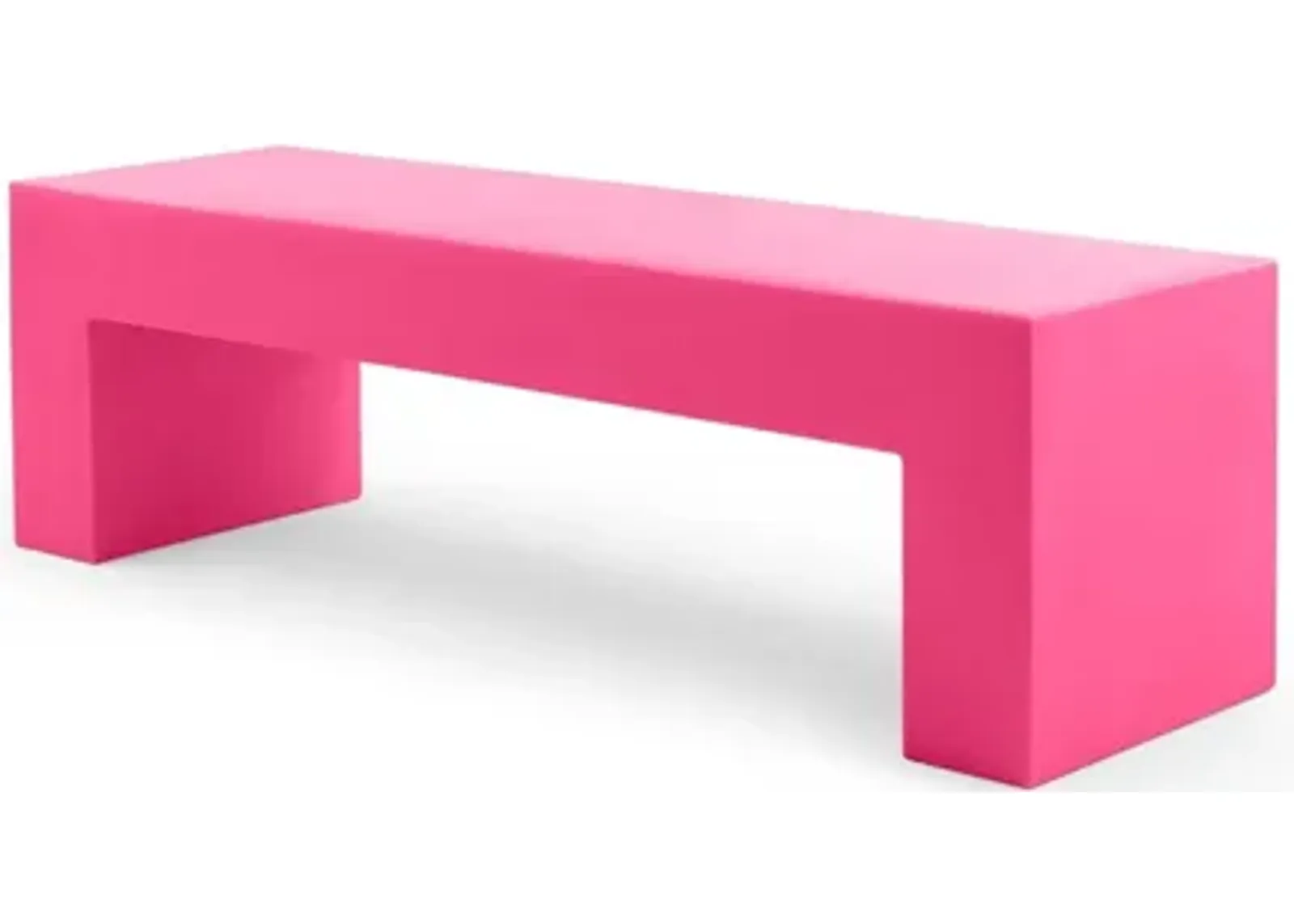 Vignelli Bench - Lella  Massimo Vignelli Medium (60") / Pink