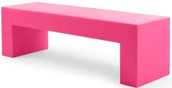 Vignelli Bench by Massimo Vignelli – Modern, Timeless Benches Medium - 60" / Pink