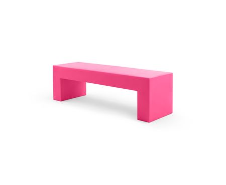 Vignelli Bench - Lella  Massimo Vignelli Medium (60") / Pink