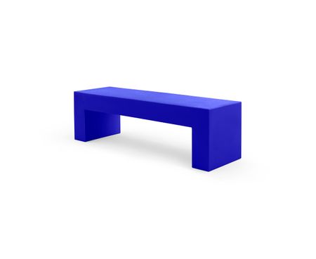 Vignelli Bench - Lella  Massimo Vignelli Medium (60") / Blue