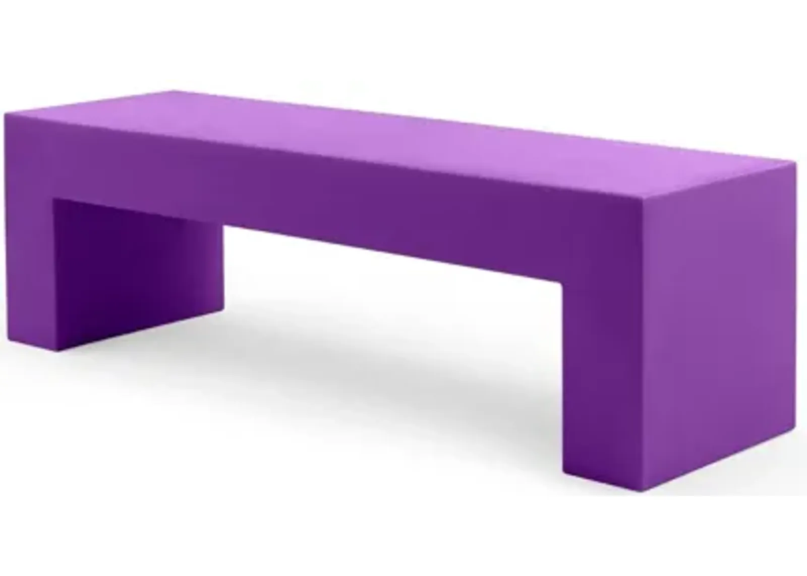 Vignelli Bench by Massimo Vignelli – Modern, Timeless Benches Medium - 60" / Purple