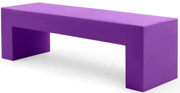Vignelli Bench by Massimo Vignelli – Modern, Timeless Benches Medium - 60" / Purple