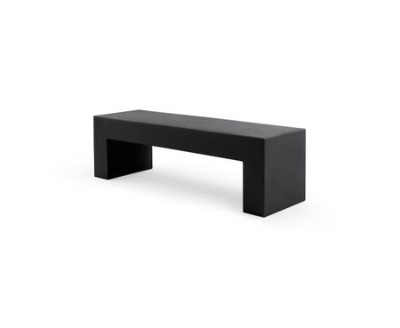 Vignelli Bench - Lella  Massimo Vignelli Medium (60") / Dark Grey