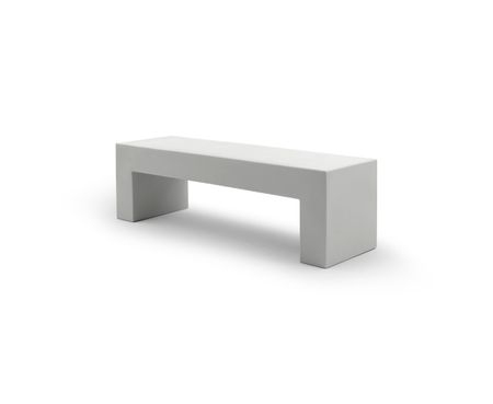 Vignelli Bench - Lella  Massimo Vignelli Medium (60") / Light Grey