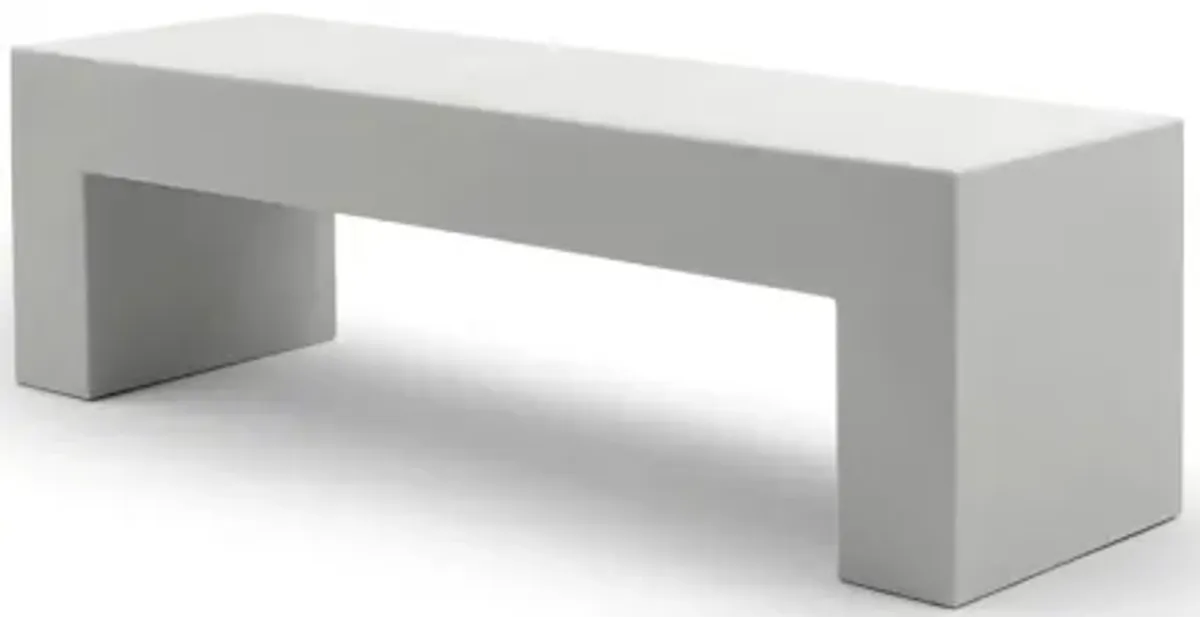 Vignelli Bench - Lella  Massimo Vignelli Medium (60") / Light Grey