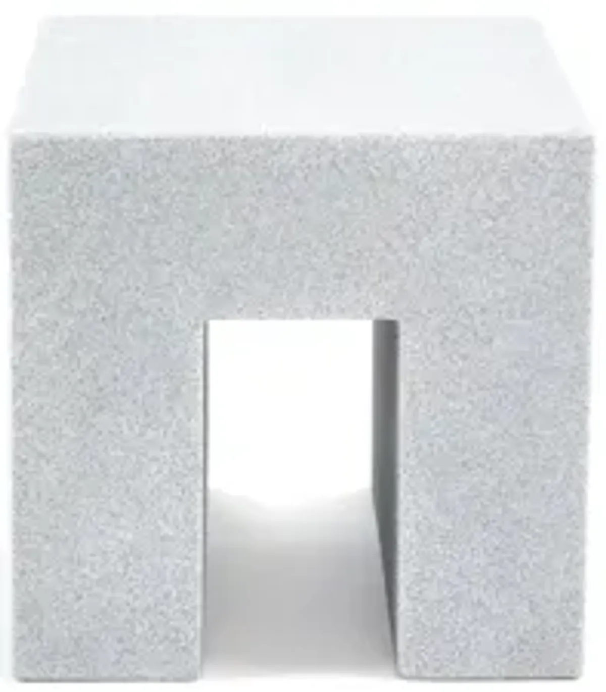 Heller Stoned Vignelli Collection – Grounded, Distinctive Forms Bench Medium - 60in / White Granite