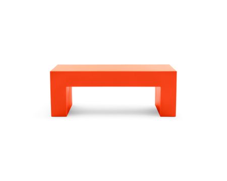 Vignelli Bench - Lella  Massimo Vignelli Small (48") / Orange
